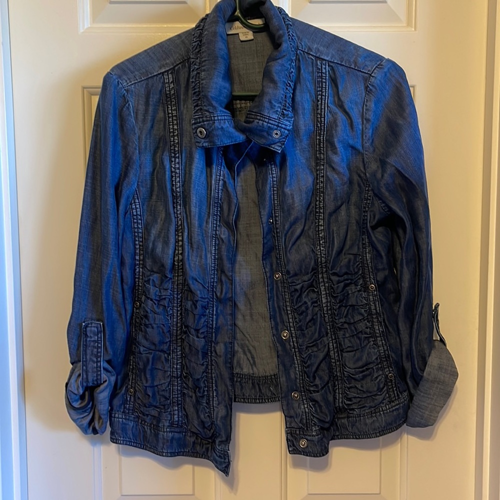 Cold water Creek jean lightweight jacket